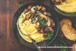 Creamy Polenta with Mushrooms