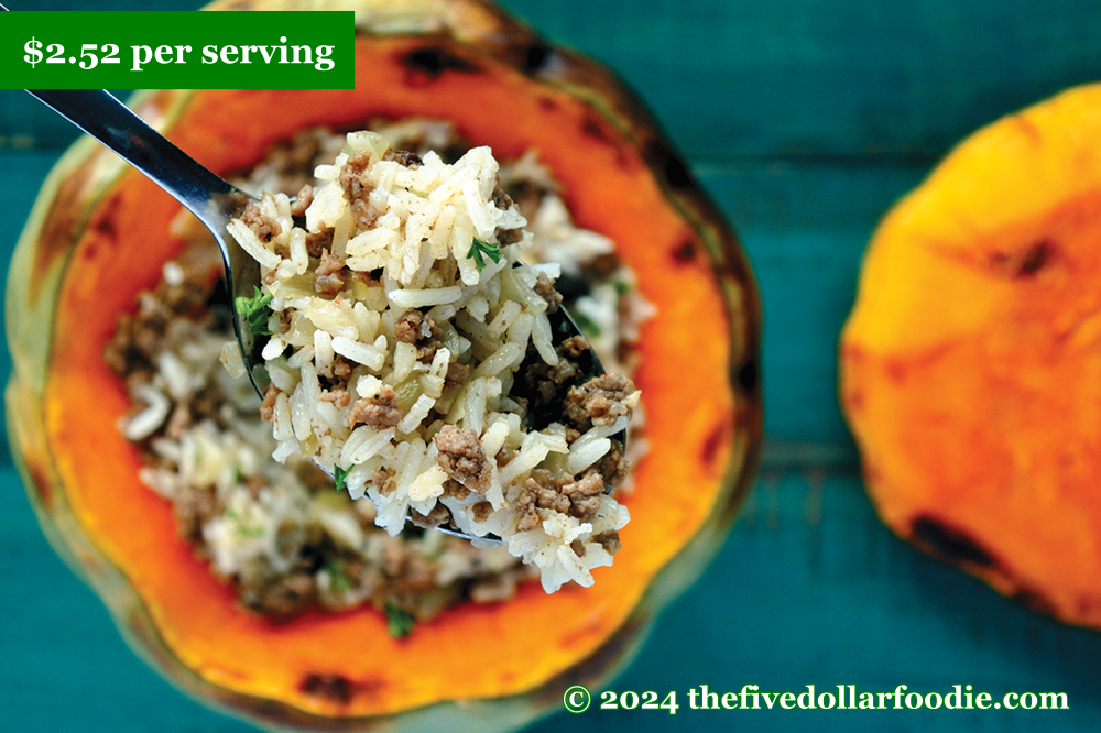 Squash Stuffed with Spicy Beef